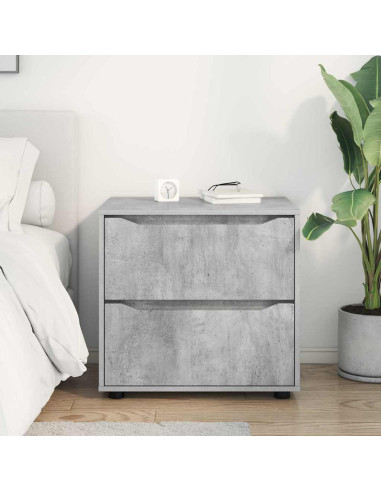 Armadio Grigio cemento 60 x 48 x 57 cm Legno multistrato