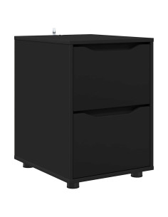 Armadio Nero 40 x 48 x 57 cm Legno multistrato 2