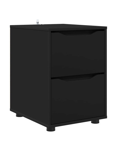 Armadio Nero 40 x 48 x 57 cm Legno multistrato
