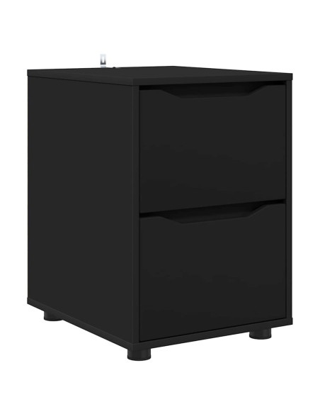 Armadio Nero 40 x 48 x 57 cm Legno multistrato