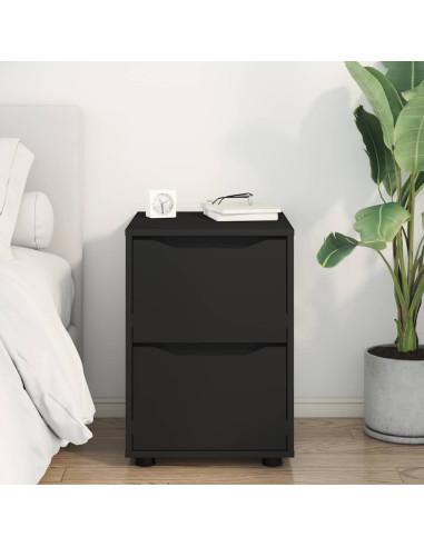 Armadio Nero 40 x 48 x 57 cm Legno multistrato
