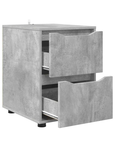 Armadio Grigio cemento 40 x 48 x 57 cm Legno multistrato