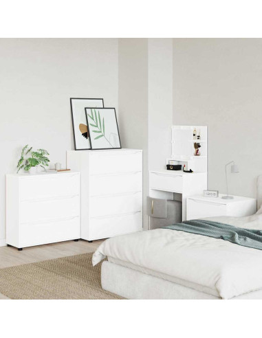 Armadio Bianco 80 x 31 x 81 cm Legno multistrato