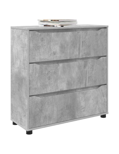 Armadio Grigio cemento 80 x 31 x 81 cm Legno multistrato