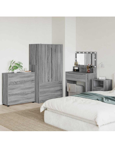 Armadio Grigio Sonoma 80 x 31 x 81 cm Legno multistrato