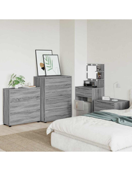 Armadio Grigio Sonoma 80 x 31 x 81 cm Legno multistrato