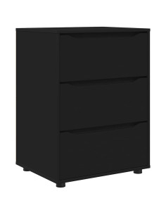 Armadio Nero 60 x 48 x 81 cm Legno multistrato 2