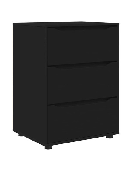 Armadio Nero 60 x 48 x 81 cm Legno multistrato