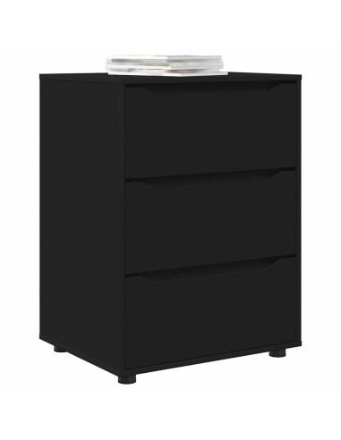 Armadio Nero 60 x 48 x 81 cm Legno multistrato