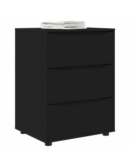 Armadio Nero 60 x 48 x 81 cm Legno multistrato