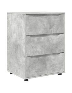 Armadio Grigio cemento 60 x 48 x 81 cm Legno multistrato 2