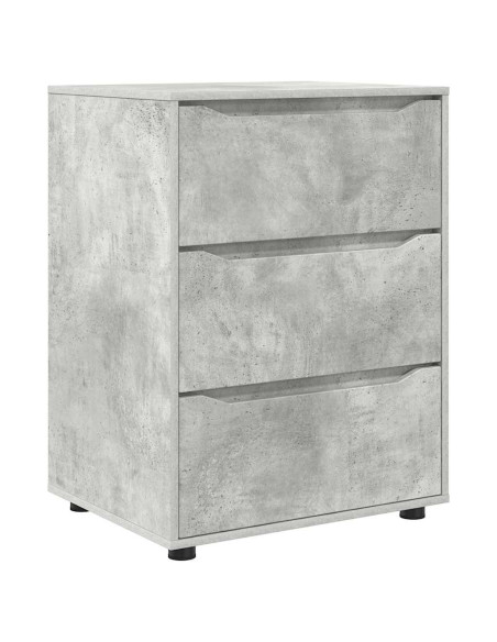 Armadio Grigio cemento 60 x 48 x 81 cm Legno multistrato