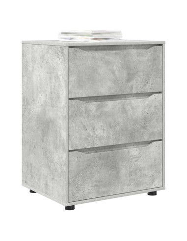 Armadio Grigio cemento 60 x 48 x 81 cm Legno multistrato