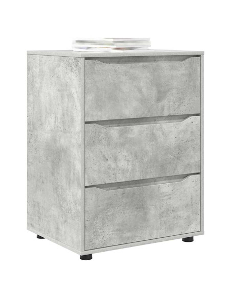 Armadio Grigio cemento 60 x 48 x 81 cm Legno multistrato