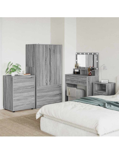 Armadio Grigio Sonoma 60 x 48 x 81 cm Legno multistrato