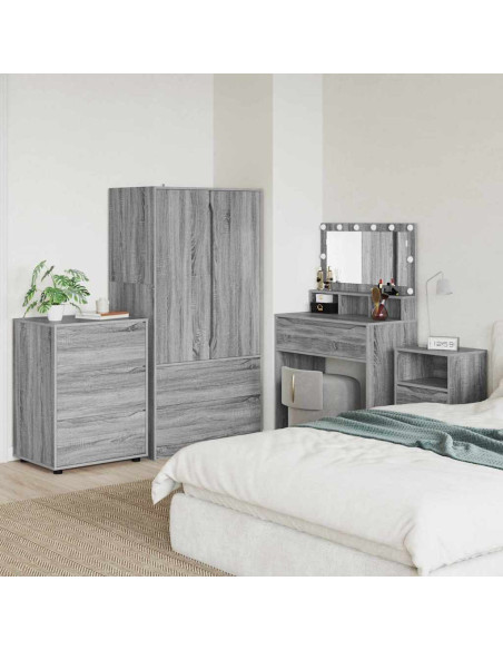Armadio Grigio Sonoma 60 x 48 x 81 cm Legno multistrato