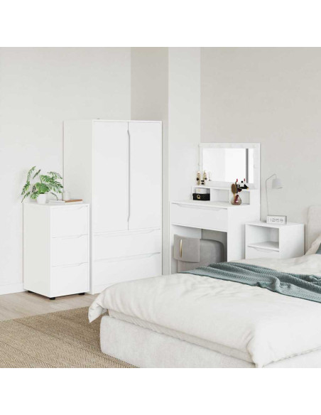 Armadio Bianco 40 x 48 x 81 cm Legno multistrato