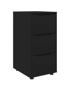 Armadio Nero 40 x 48 x 81 cm Legno multistrato 2