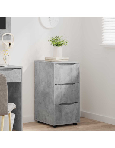 Armadio Grigio cemento 40 x 48 x 81 cm Legno multistrato