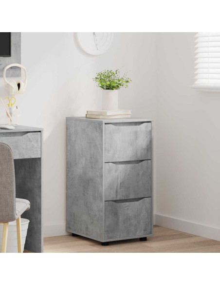 Armadio Grigio cemento 40 x 48 x 81 cm Legno multistrato