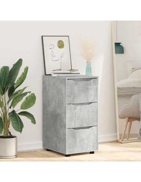 Armadio Grigio cemento 40 x 48 x 81 cm Legno multistrato