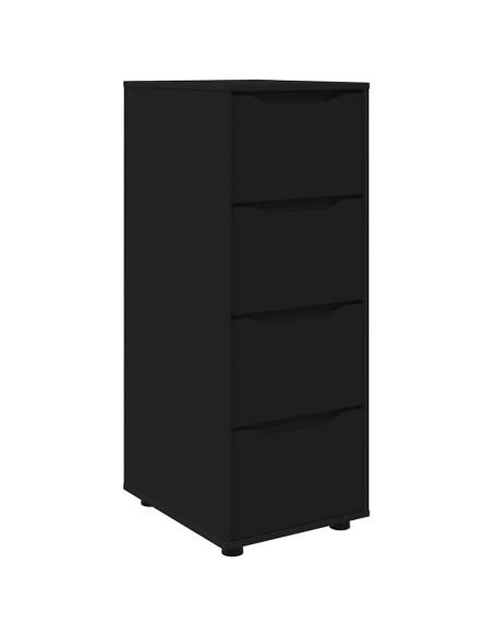 Armadio Nero 40 x 48 x 105 cm Legno multistrato