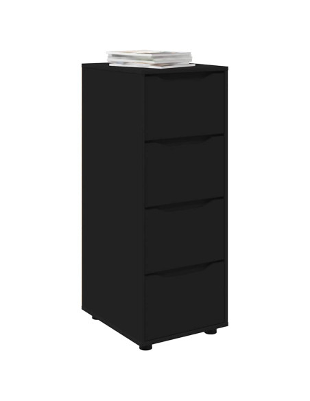 Armadio Nero 40 x 48 x 105 cm Legno multistrato