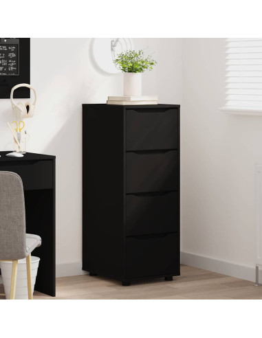 Armadio Nero 40 x 48 x 105 cm Legno multistrato