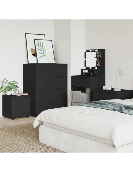 Mobile da Bagno Nero 40,5 x 40 x 44 cm Legno multistrato
