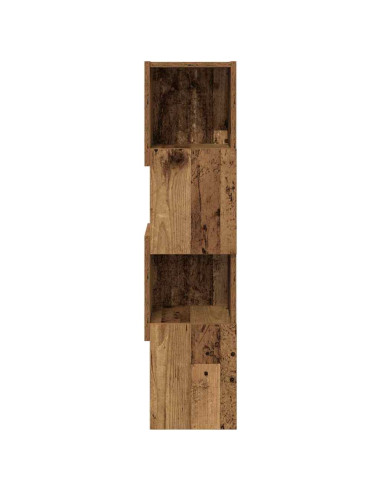 Mobile angolare Legno vecchio 25,5x25x102cm Legno multistrato