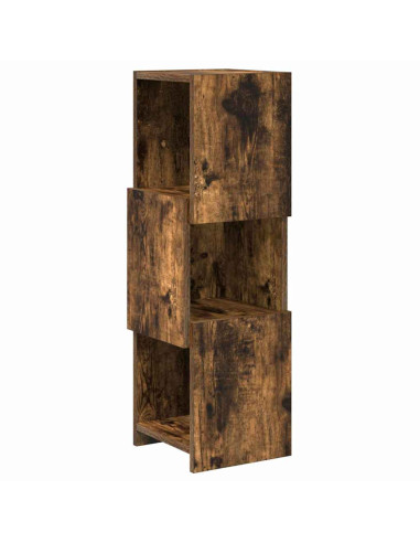 Mobile angolare Rovere fumé 25,5x25x80cm Legno multistrato