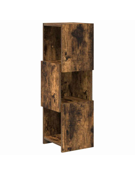 Mobile angolare Rovere fumé 25,5x25x80cm Legno multistrato