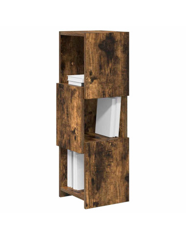Mobile angolare Rovere fumé 25,5x25x80cm Legno multistrato