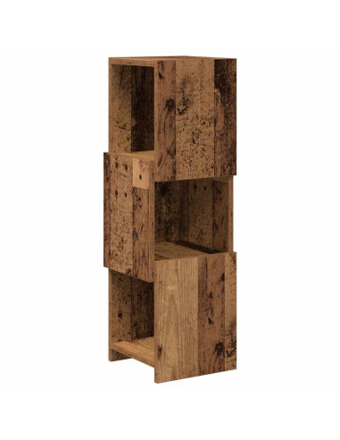 Mobile angolare Legno vecchio 25,5x25x80cm Legno multistrato