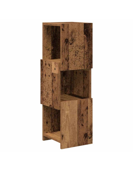 Mobile angolare Legno vecchio 25,5x25x80cm Legno multistrato