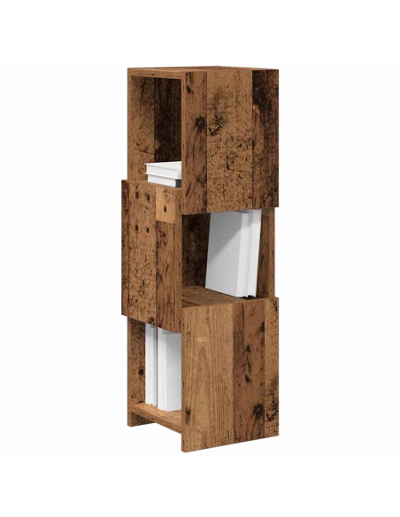 Mobile angolare Legno vecchio 25,5x25x80cm Legno multistrato