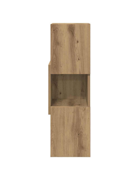 Mobile angolare Rovere artigianale 25,5x25x80cm