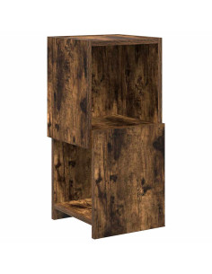 Mobile angolare Rovere fumé 25,5x25x55cm Legno multistrato 2