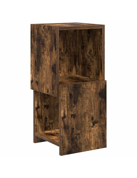 Mobile angolare Rovere fumé 25,5x25x55cm Legno multistrato