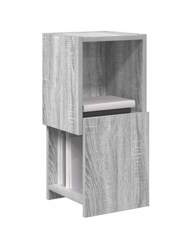 Mobile angolare Grigio Sonoma 25,5x25x55cm Legno multistrato