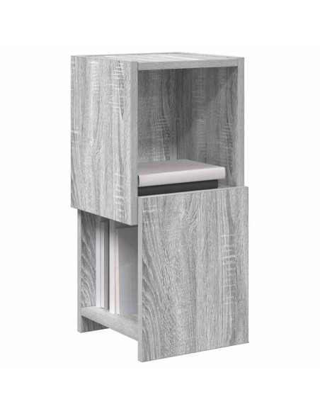 Mobile angolare Grigio Sonoma 25,5x25x55cm Legno multistrato