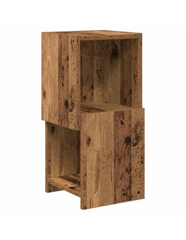 Mobile angolare Legno vecchio 25,5x25x55cm Legno multistrato