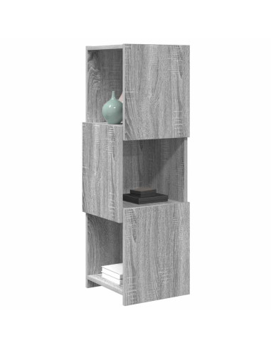 Mobile angolare Grigio Sonoma 30,5x30x95cm Legno multistrato