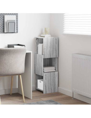 Mobile angolare Grigio Sonoma 30,5x30x95cm Legno multistrato