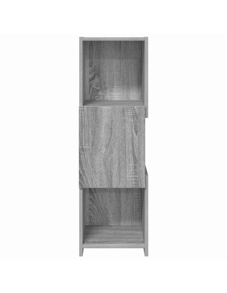 Mobile angolare Grigio Sonoma 30,5x30x95cm Legno multistrato