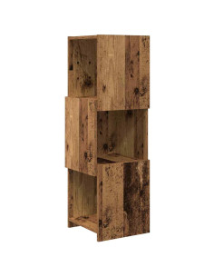 Mobile angolare Legno vecchio 30,5x30x95cm Legno multistrato 2
