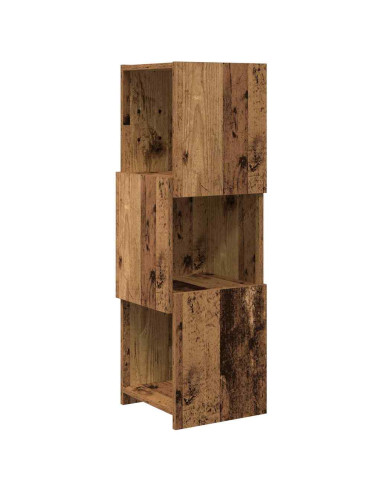 Mobile angolare Legno vecchio 30,5x30x95cm Legno multistrato