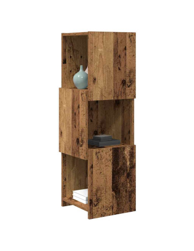Mobile angolare Legno vecchio 30,5x30x95cm Legno multistrato