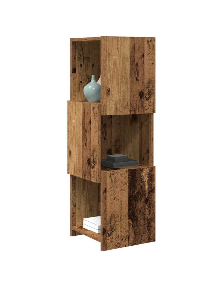 Mobile angolare Legno vecchio 30,5x30x95cm Legno multistrato