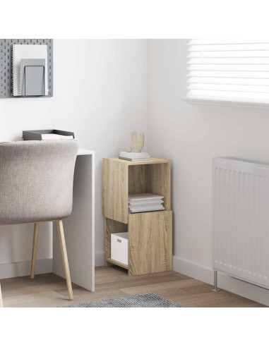 Mobile angolare Rovere Sonoma 30,5x30x65cm Legno multistrato